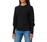 ONLY Felpa da Donna ONLFAYE L/S PUFFSLEEVE CC Knt Maglione Nero, XS