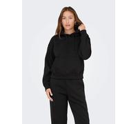 Only Felpa Onlbest con cappuccio Black da Donna XL Nero