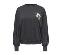 ONLY Felpa 'ONLBrooke' blu chiaro / nero / bianco Donna ONLY XXL