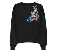 ONLY Felpa 'ONLBROOKE' blu / verde / rosso / nero Donna ONLY XXXL blu / verde / rosso / nero