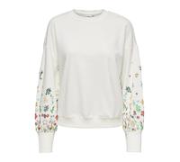 ONLY Felpa 'ONLBrooke' menta / verde scuro / arancione / bianco Donna ONLY XS
