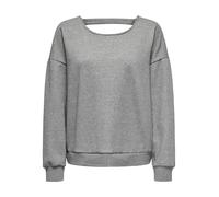 ONLY Felpa ONLLARI Felpe, Medium Grigio Melange, S