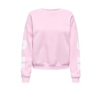 ONLY Onlsweat L/S Back/Sleeve Print Swt Noos, Winsome Orchid, L