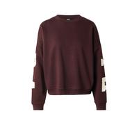 ONLY Felpa rosso vino / bianco Donna - Abbigliamento - Taglie comode - Felpe ONLY M