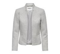 ONLY Female Blazer Aperto Corto, Chiaro Grigio Melange, 50