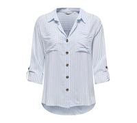 ONLY Onlyasmin Shirt L/S Wvn Noos Maglietta, Blu di Cachemire, S Donna