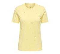 ONLY - Filizza Life S/S Top Box - - Tops - Donna - Giallo - M