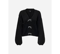 Only Fiocchi Strass W - Cardigan - Donna - Nero M