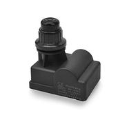 only fire Accenditore per barbecue, generatore di scintille, pulsante di accensione, alimentato a batteria AA (F. 4 bruciatori, nero)