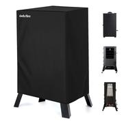 only fire Copertura per griglia Masterbuilt per affumicatore propano da 100 cm, resistente e impermeabile, colore: nero