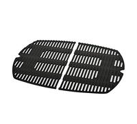 only fire Ghisa Griglia per Weber Q300, Q320, Q3000, Q3100, Q3200 Grill a Gas,BBQ Grid Grill Ricambi Barbecue Gas Ghisa Accessori per Weber 7646 Griglia,Set di 2