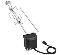 Only Fire, kit girarrosto in acciaio inox, accessori di ricambio per griglie Masterbuilt Gravity serie 560 e 1050