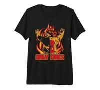 Only Fires Firemen AMA Il Capo Vigile del Fuoco dei Vigili del Fuoco Maglietta Premium