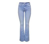 ONLY ONLBLUSH Jeans a Vita Media Svasati, Special Bright Blue Denim, (S) W x 32L