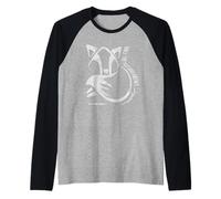 Only Fox God Knows. Nana korobi Ya Oki. Fall Seven Times Maglia con Maniche Raglan
