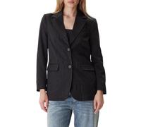 Only giacca blazer monopetto gessata nero XL