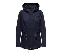 ONLY ONLLORCA Canvas Parka CC Otw Übergangsjacke, Blue Graphite, S Donna