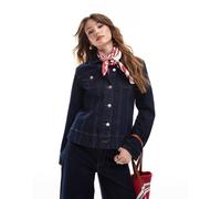 ONLY - Giacca di jeans aderente color indaco in coordinato-Blu 38