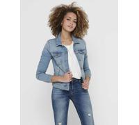 ONLY - Giacca di jeans azzurra-Blu 34