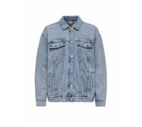 Only - Giacca di jeans oversize lavaggio blu acido 34