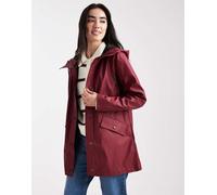 ONLY - Giacca impermeabile color bordeaux-Rosso 36