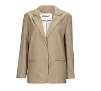 Only Giacca ONLMOLLY L/S OVS CHECK BLAZER TLR in Beige IT 40