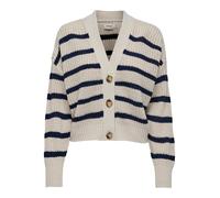 ONLY Giacchetta 'ONLCarol' blu scuro / talpa Donna - Abbigliamento - Taglie comode - Pullover e cardigan - Cardigan ONLY S