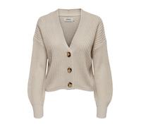 ONLY Giacchetta 'ONLCarol' greige Donna - Abbigliamento - Taglie comode - Pullover e cardigan - Cardigan ONLY XS