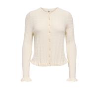 ONLY Giacchetta 'ONLibi' bianco lana Donna - Abbigliamento - Pullover e cardigan - Maglioni - Cardigan ONLY S