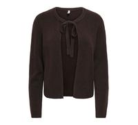 ONLY Giacchetta 'ONLJESSIE' marrone scuro Donna - Abbigliamento - Taglie comode - Pullover e cardigan - Cardigan ONLY XS