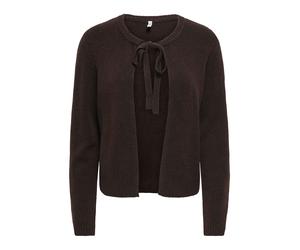 ONLY Giacchetta 'ONLJESSIE' marrone scuro Donna - Abbigliamento - Taglie comode - Pullover e cardigan - Cardigan ONLY M