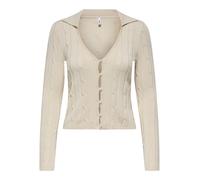 ONLY Giacchetta 'ONLMeddi' stucco Donna - Abbigliamento - Taglie comode - Pullover e cardigan - Cardigan ONLY XS