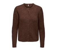 ONLY Giacchetta 'ONLOLIVIA' marrone scuro Donna - Abbigliamento - Taglie comode - Pullover e cardigan - Cardigan ONLY S
