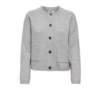 ONLY Giacchetta 'ONLPiemonte' grigio chiaro Donna - Abbigliamento - Taglie comode - Pullover e cardigan - Cardigan ONLY S