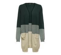 ONLY Giacchetta 'Queen' beige / abete / verde pastello Donna - Abbigliamento - Taglie comode - Pullover e cardigan - Cardigan ONLY S