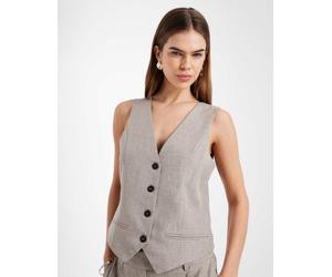 ONLY - Gilet aderente beige in coordinato-Neutro 36