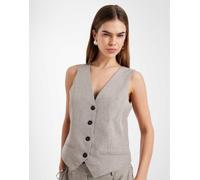ONLY - Gilet aderente beige in coordinato-Neutro 40