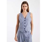 ONLY - Gilet aderente indaco vintage in coordinato-Blu 38