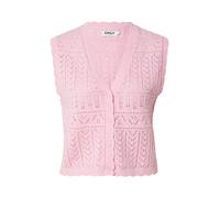 ONLY Gilet in maglia rosa chiaro Donna - Abbigliamento - Taglie comode - Pullover e cardigan - Cardigan ONLY XL