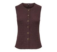 ONLY Gilet 'ONLILSE' rosso scuro Donna ONLY XL