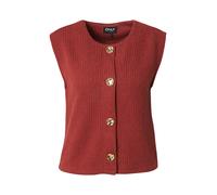 ONLY Gilet 'ONLVICKI' rosso ruggine Donna ONLY S