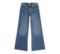 ONLY KOGCALIFORNIA Jeans da Ragazza a Gamba Larga a Vita Media, Denim Blu Scuro, 12 Anni