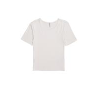 KIDS ONLY Kognessa S/S Top Box Jrs Noos Maglietta, Cloud Dancer/Detail:Shoulder Cut out, 122 cm-128 cm Bambine e Ragazze