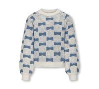 ONLY GIRLS Pullover blu fumo / grigio argento Bambini ONLY GIRLS 122-128 blu fumo / grigio argento