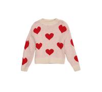 ONLY GIRLS Pullover 'KMGNAJA' rosa chiaro / rosso Bambini ONLY GIRLS 98 rosa chiaro / rosso