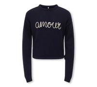 ONLY GIRLS Pullover 'KOGKatia' navy / bianco Bambini ONLY GIRLS 122-128 navy / bianco
