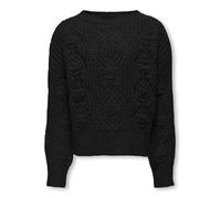 ONLY GIRLS Pullover 'KOGRosetta' nero Bambini ONLY GIRLS 110-116 nero