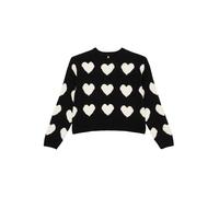 ONLY GIRLS Pullover 'KOGSUS' nero / bianco Bambini ONLY GIRLS 146-152