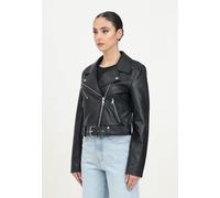 ONLY Giubbotti Donna Nero Giubbotto in pelle Giubbotto in ecopelle nero da donna