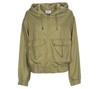 Only Giubbotto ONLKENYA LIFE UTILITY HOOD JACKET in Kaki EU M